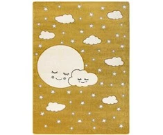 Dywan TINIES MOON spalva musztardowy 140x190 Hakano