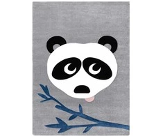 Dywan TINIES PANDA2 spalva pilka 160x220 Hakano