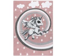 Dywan TINIES PONY spalva pudrowy róż 140x190 Hakano