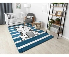 Dywan TINIES PUPPY spalva mėlyna 160x220 Hakano
