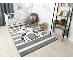 Dywan TINIES PUPPY spalva pilka 120x170 Hakano