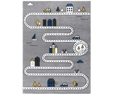 Dywan TINIES STREET spalva pilka 160x220 Hakano
