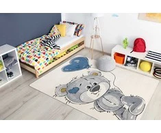 Dywan TINIES TEDDYBEAR spalva kreminė 140x190 Hakano