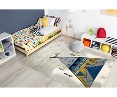 Dywan TINIES TIPI spalva pilka 160x220 Hakano