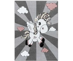 Dywan TINIES UNICORN spalva pilka 80x150 Hakano