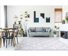 Dywan TREX CLOVER spalva pilka 80x150 Hakano