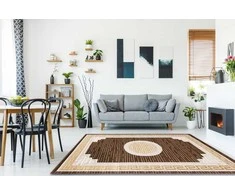 Dywan TREX GREEK 2 spalva smėlio spalva 140x190 Hakano