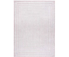 Dywan VINEA MAZE spalva pudrowy róż 120x170 Hakano