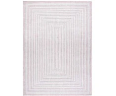 Dywan VINEA MAZE spalva pudrowy róż 80x150 Hakano