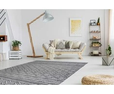 Dywan VINEA spalva juoda styl boho 120x170 Hakano