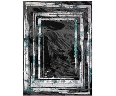 Dywan WELLI FRAME spalva pilka 120x170 Hakano