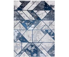 Dywan WELLI GEOMETRIC 2 spalva mėlyna 120x170 Hakano