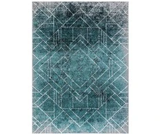 Dywan WELLI RHOMBUS spalva jūros spalvos 140x190 Hakano
