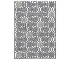 Dywan WINK HEXAGON spalva pilka 120x170 Hakano