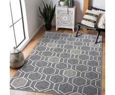 Dywan WINK HEXAGON spalva pilka 80x150 Hakano