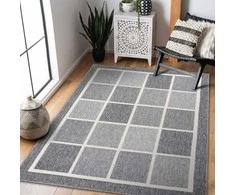 Dywan WINK SQUARES spalva pilka 80x150 Hakano