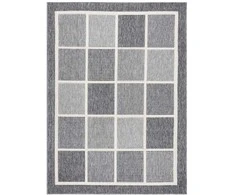 Dywan WINK SQUARES spalva pilka 80x150 Hakano