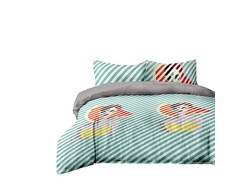 Patalynės komplektas Retrogirl AmeliaHome 155 × 220 cm + 1 × 80 × 80 cm