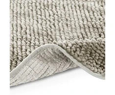 RESTILO mata vonios shiny chenille BATI spalva smėlio spalva styl skandynawski 50x80+40x50