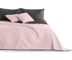 DecoKing Lovatiesė 170 × 210 cm, rožinė ir tamsiai pilka