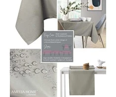 AmeliaHome Staltiesė Empire cappuccino plain classic circle 100x100 cm
