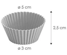 Silikoninės kepimo formos Tescoma 5cm