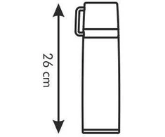 Nerūdijančio plieno termosas su puodeliu TESCOMA CONSTANT, 0,5 l