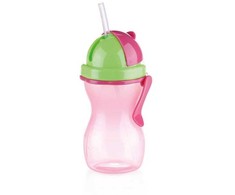 Tescoma Vaikiška gertuvė su šiaudeliu, rožinė, 300 ml