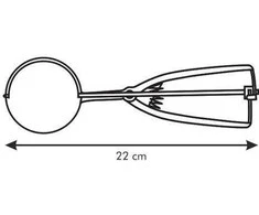 Tescoma Porcjowacz Mechaninis PRESTO, ø 5 cm