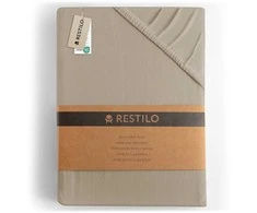 CLASSIC Lakštas GINTARO spalvos kapučino stiliaus klasikinis medžiagos tipas - tekstilės džersis 180-200x200 DecoKing