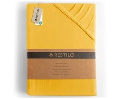 Prześcieradło AMBER spalva geltona styl klasyczny materiał jersey 120-140x200 DecoKing