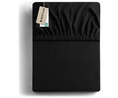 Prześcieradło AMBER spalva juoda styl klasyczny materiał jersey 200-220x200 DecoKing