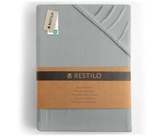 Prześcieradło AMBER spalva pilka styl klasyczny materiał jersey 180-200x200 DecoKing