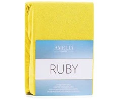 Paklodė su guma geltonos spalvos AH Ruby