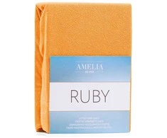 Prześcieradło RUBY spalva oranžinė styl klasyczny materiał frotte 80-90x200 AmeliaHome