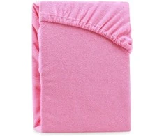 Frotinė paklodė su guma rožinės spalvos Amelia Home Ruby
