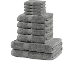 Rankšluostis DecoKing Rankšluosčių rinkinys 2 × 70 × 140 cm, 4 × 50 × 100 cm, 4 × 30 × 50 cm MARINA SIL