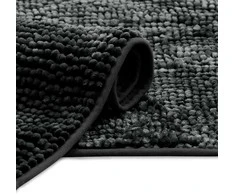 RESTILO mata vonios shiny chenille BATI spalva grafito styl skandynawski 70x120