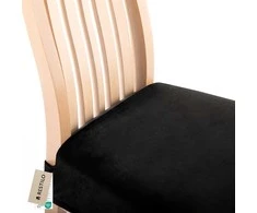 Kėdės sėdynės užvalkalas 40×40+5 cm juodas