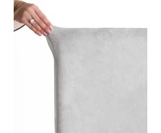 RESTILO SENTO cover, pilkas, plain, classic style, velour material type