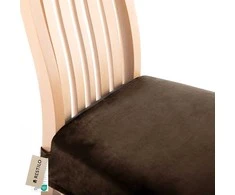 Kėdės sėdynės užvalkalas 40×40 cm tamsiai rudos spalvos Restilo