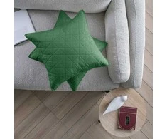 Dekoratyvinis pagalvės užvalkalas 50×70 cm tamsiai žalios spalvos Restilo