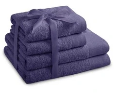 Rankšluostis Rankšluosčių rinkinys 2 vnt. 70x140 ir 2 vnt. 50x100 violetinės spalvos