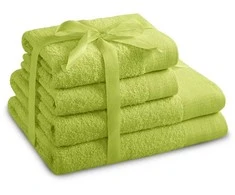 Rankšluostis Rankšluosčių rinkinys 2 vnt. 70x140 ir 2 vnt. 50x100 žalsvos spalvos