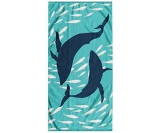 Paplūdimio rankšluostis 90 × 180 cm DOLPHIN