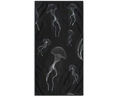 Paplūdimio rankšluostis 90 × 180 cm JELLYFISH