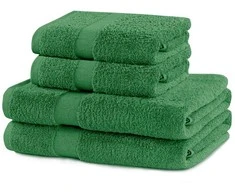 Rankšluostis Rankšluosčių rinkinys 2 vnt. 70x140 ir 2 vnt. 50x100 žalia spalva