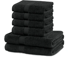Rankšluostis Rankšluosčių rinkinys 2 vnt. 70x140 ir 4 vnt. 50x100 juodi