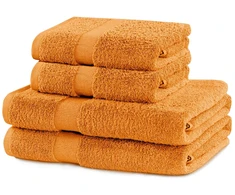 Rankšluostis Rankšluosčių rinkinys 2 vnt. 70x140 ir 2 vnt. 50x100 oranžiniai