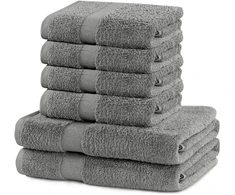 Rankšluostis Rankšluosčių rinkinys 2 vnt. 70x140 ir 4 vnt. 50x100 pilkos spalvos